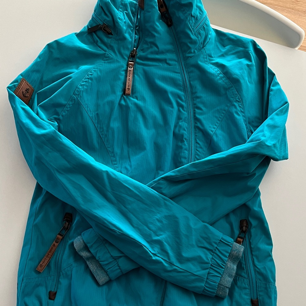 Naketano (Brave New World) Teal Women's light Jacket size M - Picture 7 of 14